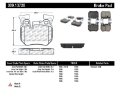 Picture of StopTech Performance 08-09 BMW 128i-135i Coupe Rear Brake Pads
