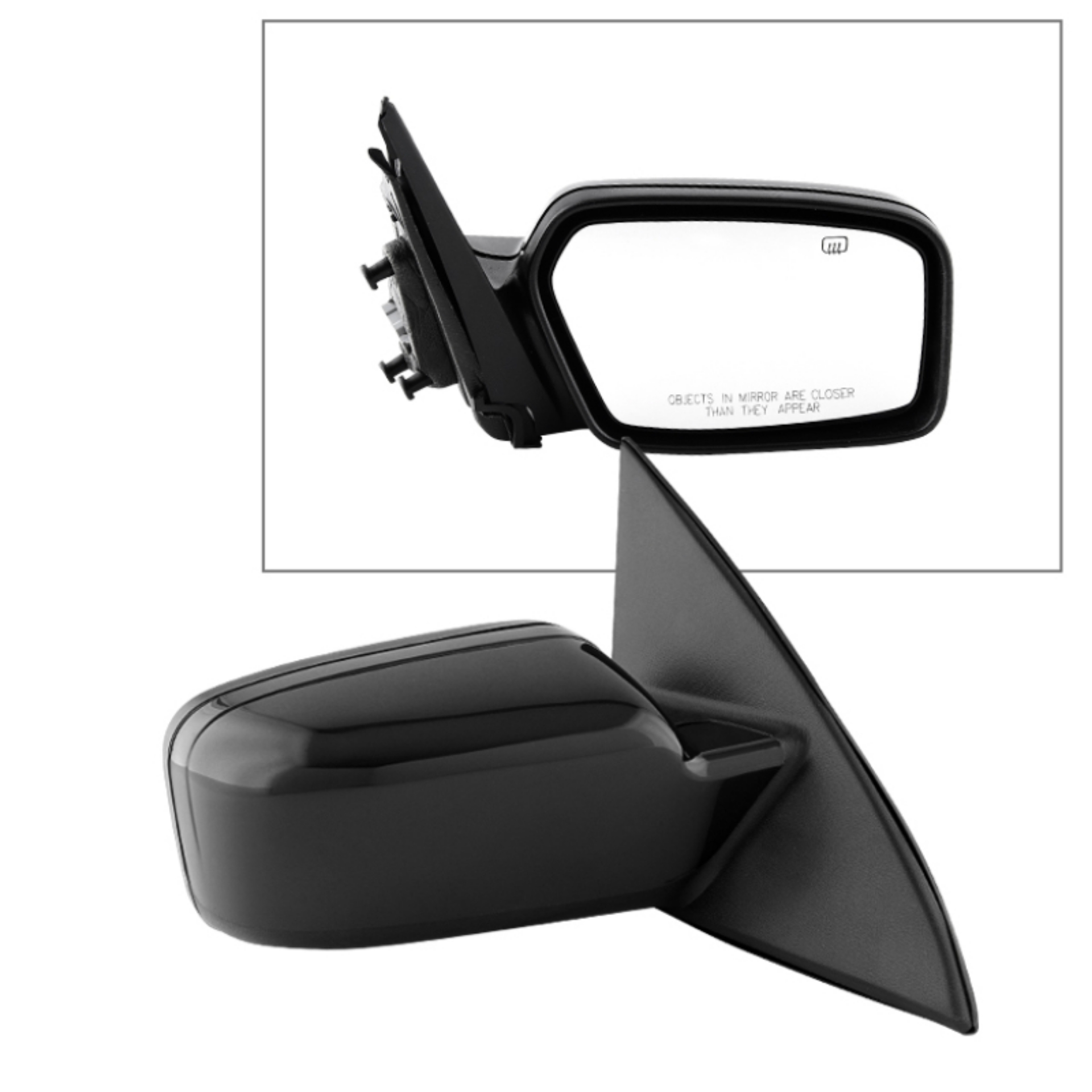 Picture of Xtune Ford FUSion 06-12 OE Mirror Textured Power Heated Puddle Light Right MIR-15143-971-P-R