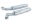 Picture of Borla 03-08 Viper SRT-10 8-3L SS Catback Exhaust