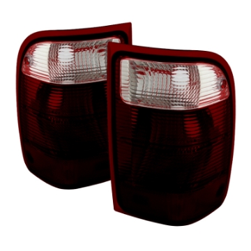 Picture of xTune Ford Ranger 2001-2011 OEM Style Tail Lights Red Smoked ALT-JH-FR01-OE-RSM