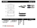 Picture of StopTech Performance 91-11-00 Infiniti G20-95-10-00 I30-I35 - 9-90-10-00 Maxima Rear Brake Pads