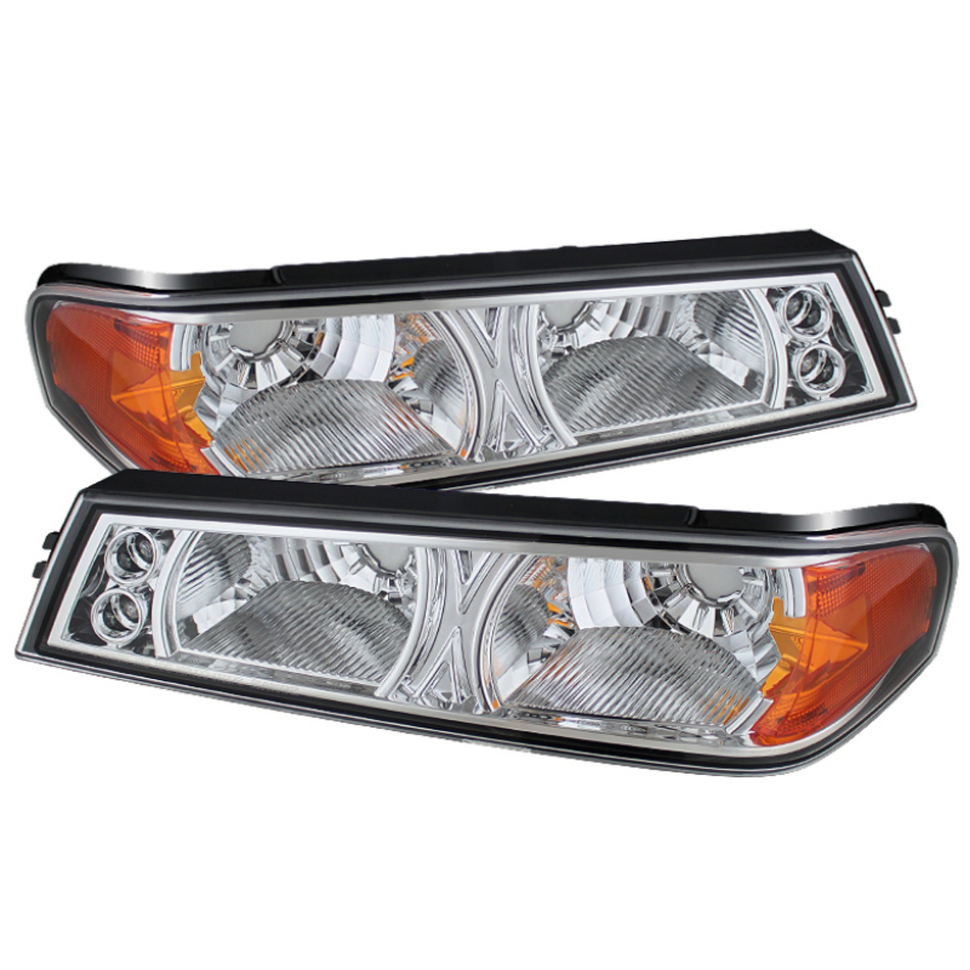Picture of xTune Chevy Colorado 04-12 - GMC Canyon 04-12 Bumper Lights Chrome CBL-YD-CCO04-C