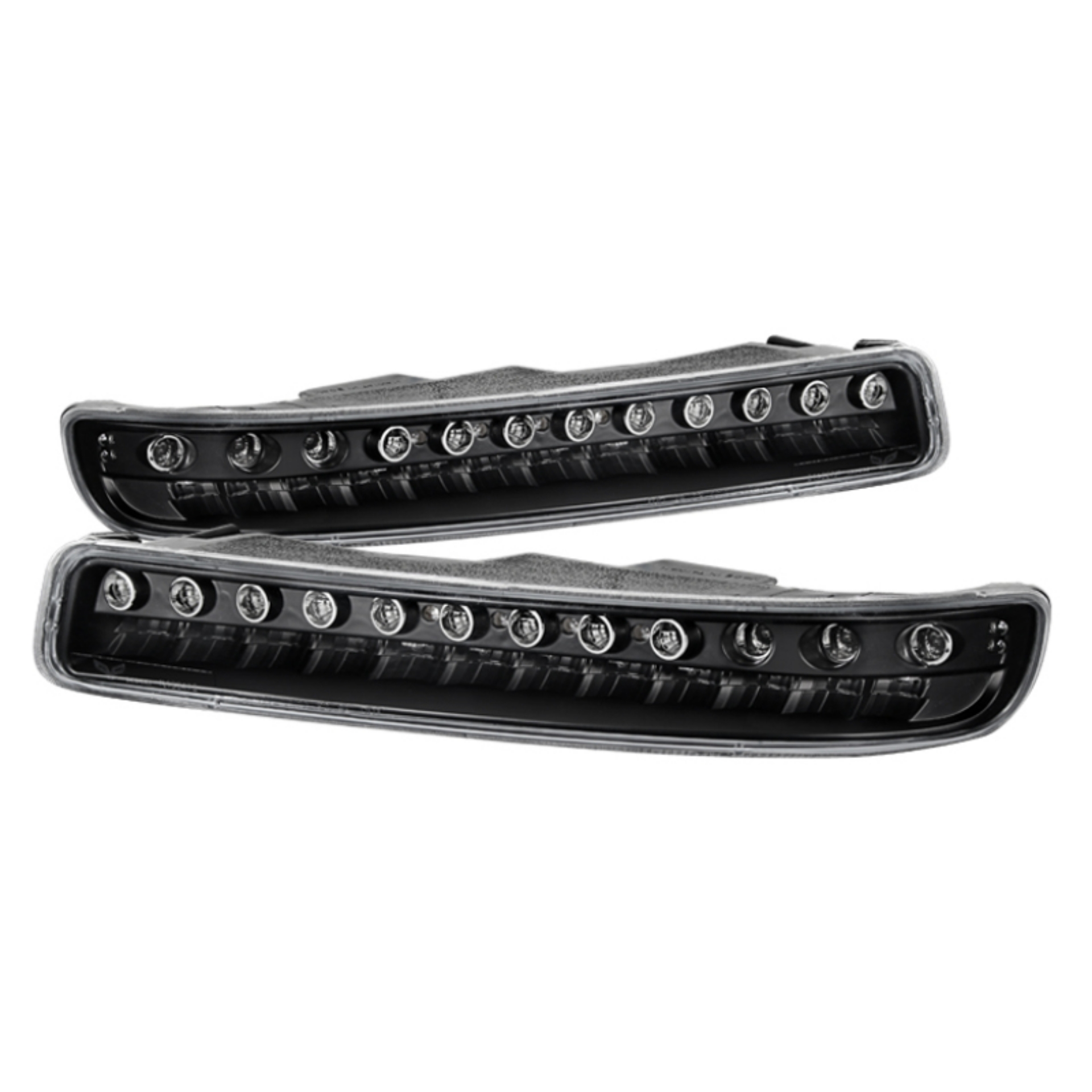 Picture of xTune GMC Sierra 99-06 Full LED Bumper Lights Black CBL-JH-GS99-LED-BK