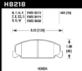 Picture of Hawk Honda Accord-Civic-CRX Front Race Blue 9012 Brake Pads