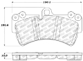 Picture of StopTech Performance Porsche Brake Pads