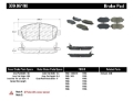 Picture of StopTech Performance 00-05 Lexus IS 250-300-350 - 02-09 SC 300-400-430 Front Brake Pads