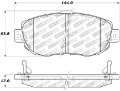 Picture of StopTech Performance 00-05 Lexus IS 250-300-350 - 02-09 SC 300-400-430 Front Brake Pads