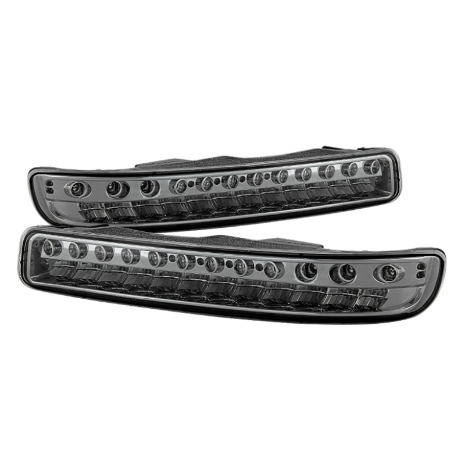 Picture of xTune GMC Sierra 99-06 Full LED Bumper Lights Smoke CBL-JH-GS99-LED-SM