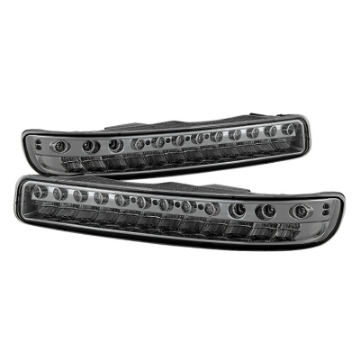 Picture of xTune GMC Sierra 99-06 Full LED Bumper Lights Smoke CBL-JH-GS99-LED-SM