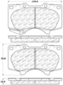 Picture of StopTech Performance 03-09 Lexus GX 470 Front Brake Pads