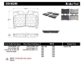 Picture of StopTech Performance 5-93-98 Toyota Supra Turbo Front Brake Pads