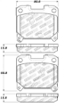 Picture of StopTech Performance 5-93-98 Toyota Supra Turbo Rear Brake Pads