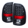 Picture of xTune Dodge Dakota 97-04 LED Tail Lights Black ALT-JH-DDAK97-LED-BK