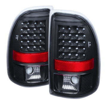 Picture of xTune Dodge Dakota 97-04 LED Tail Lights Black ALT-JH-DDAK97-LED-BK