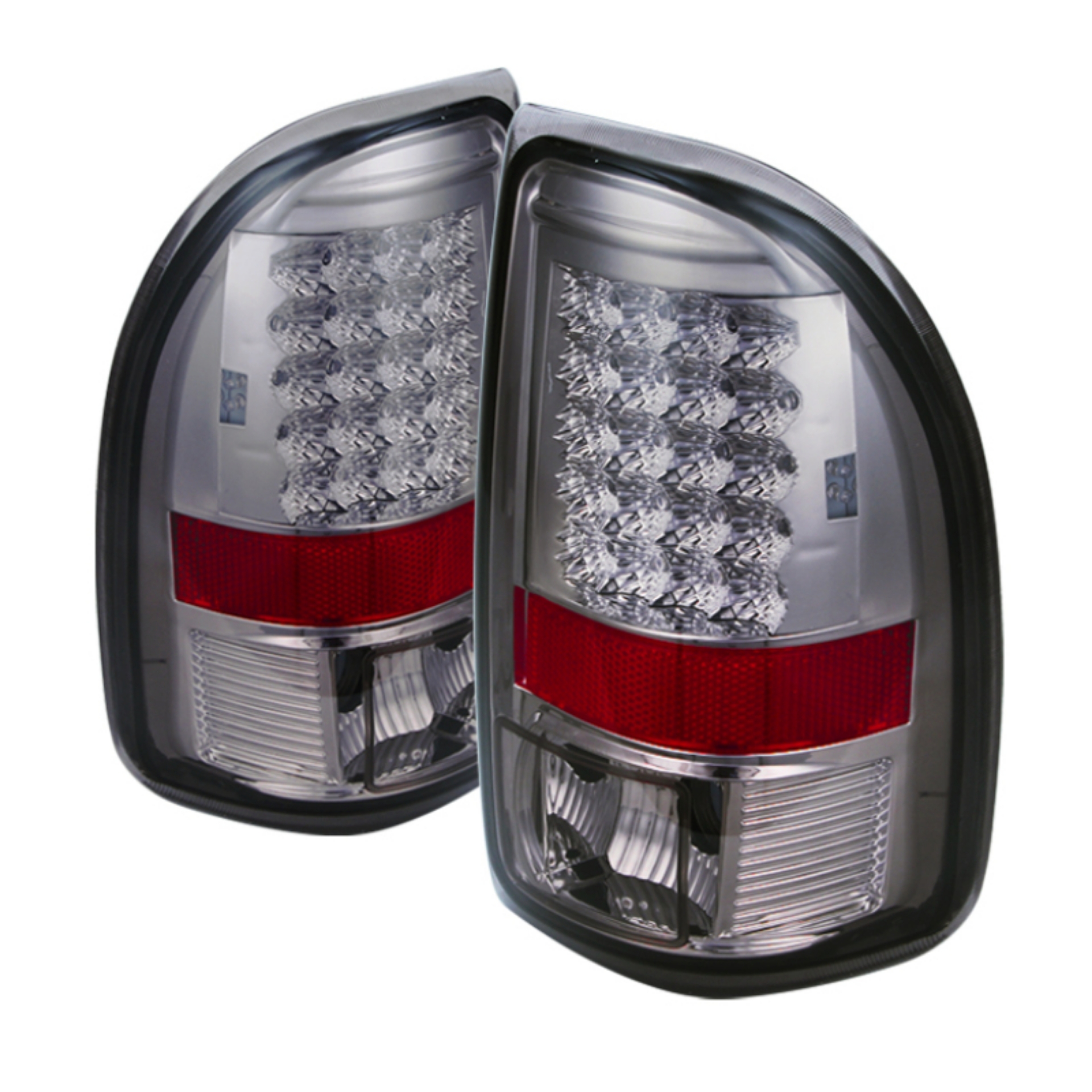 Picture of Xtune Dodge Dakota 97-04 LED Tail Lights Smoke ALT-JH-DDAK97-LED-SM