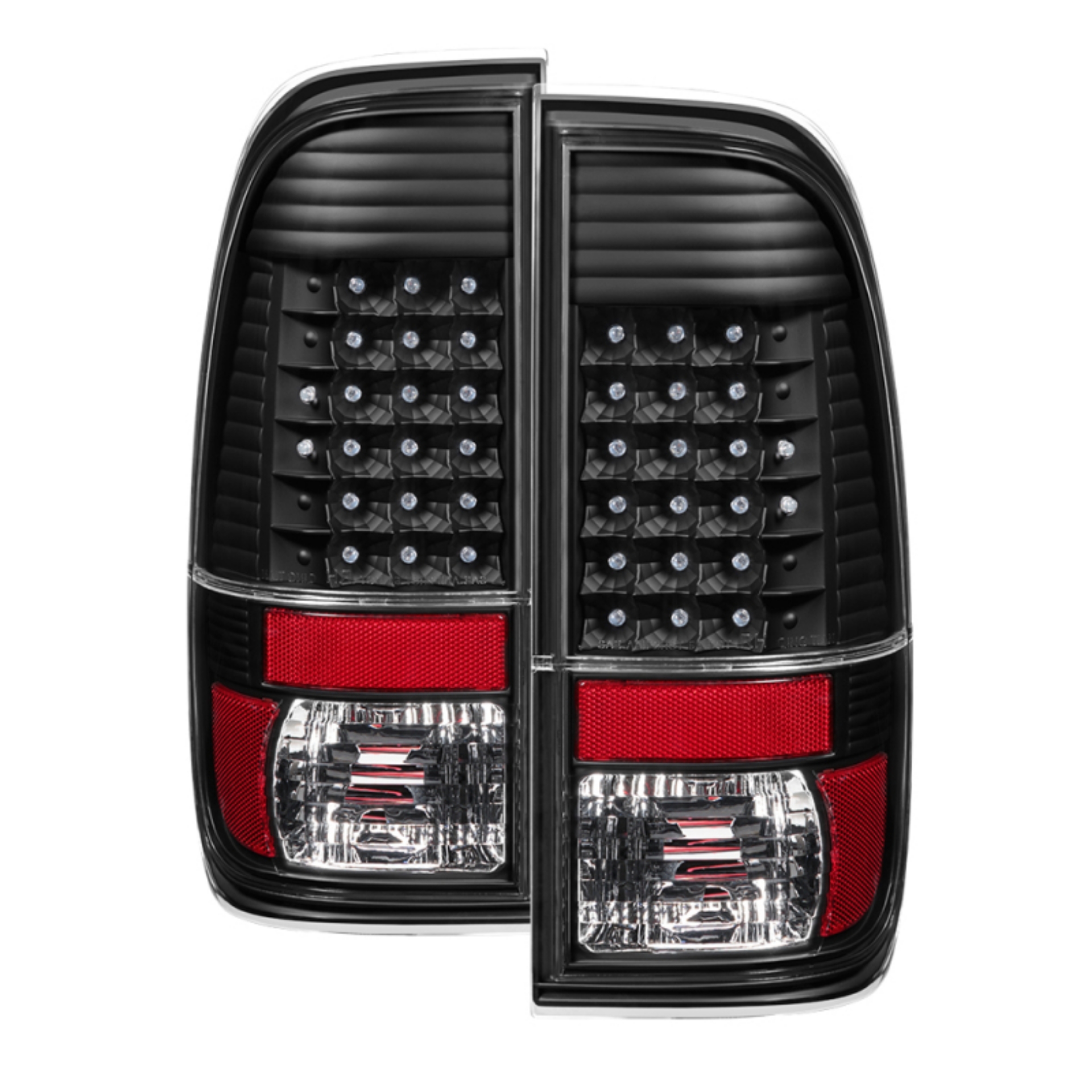 Picture of xTune Ford F150 Styleside 97-03 - F250-350-450-550 99-07 LED Tail Lights Black ALT-JH-FF15097-LED-BK