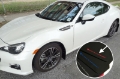 Picture of Rally Armor 13-17 Subaru BRZ-Toyota FR-S Black UR Mud Flap w-Red Logo