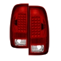 Picture of xTune Ford F150 Styleside 97-03 Super Duty 99-07 LED Tail Lights Red Smoke ALT-ON-FF15097-LED-RC