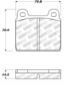 Picture of StopTech Performance 75-95 Alfa Romeo 2000 Spider-Graduate-Veloce Front Brake Pads