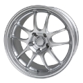 Picture of Enkei PF01 17x7 5x114-3 48mm offset 75mm Bore Dia Silver Wheel