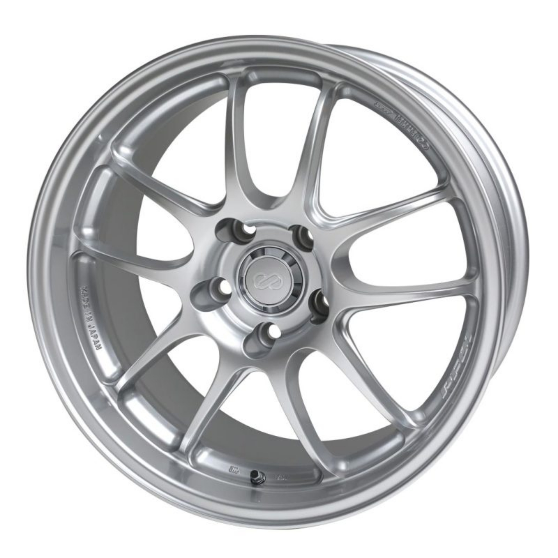 Picture of Enkei PF01 17x7 5x114-3 48mm offset 75mm Bore Dia Silver Wheel