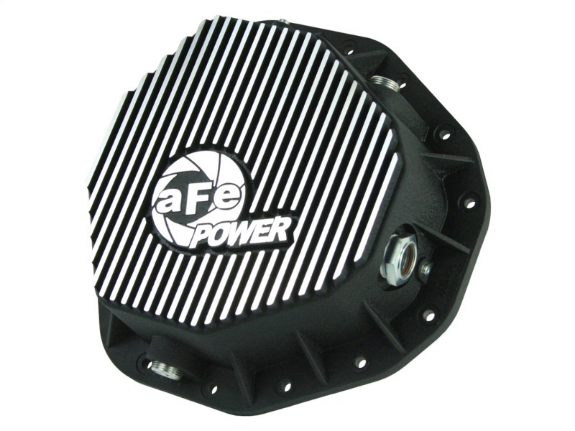 Picture of aFe Power Cover Rear Differential COV Diff R Dodge Diesel Trucks 03-05 L6-5-9L Machined