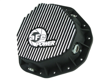 Picture of aFe Power Cover Rear Differential COV Diff R Dodge Diesel Trucks 03-05 L6-5-9L Machined