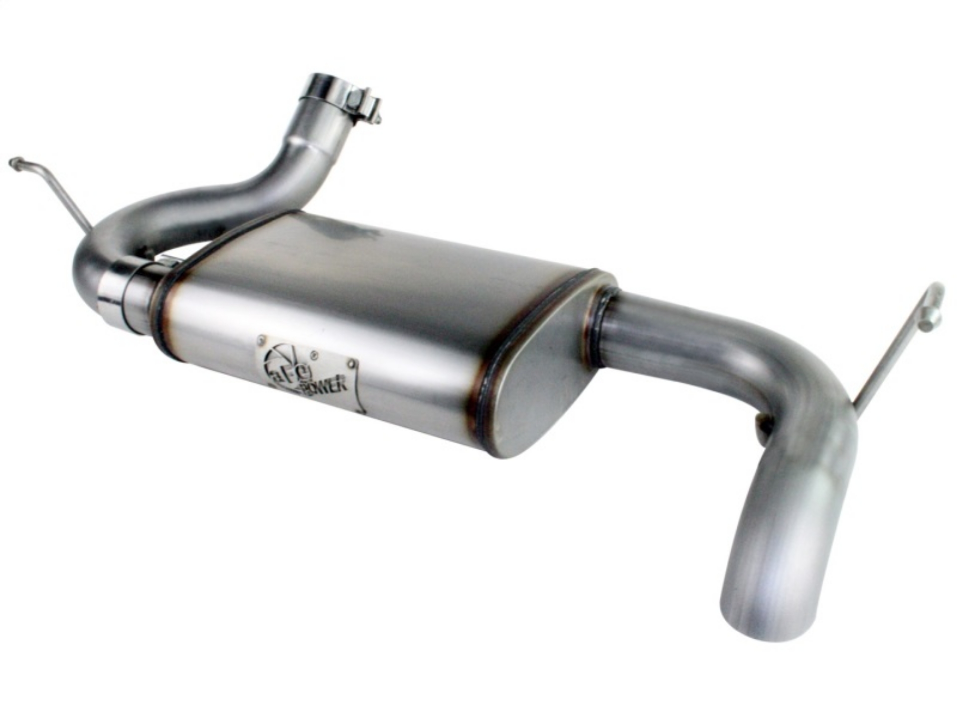 Picture of aFe MACHForce XP 07-17 Jeep Wrangler V6-3-6-3-8L 409 SS 2-5in Axle-Back Exhaust