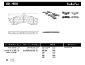 Picture of StopTech Performance 06-09 Chevrolet Corvette Z06 Front Brake Pads