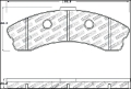 Picture of StopTech Performance 06-09 Chevrolet Corvette Z06 Front Brake Pads