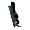 Picture of Autometer 99-06 Chevy Silverado-GMC Sierra-Duramax w- Speaker 52mm Dual Pillar Pod Black
