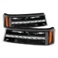 Picture of xTune Chevy Silverado 03-06 - Avalanche 02-06 LED Bumper Lights Black CBL-JH-CS03-LED-BK