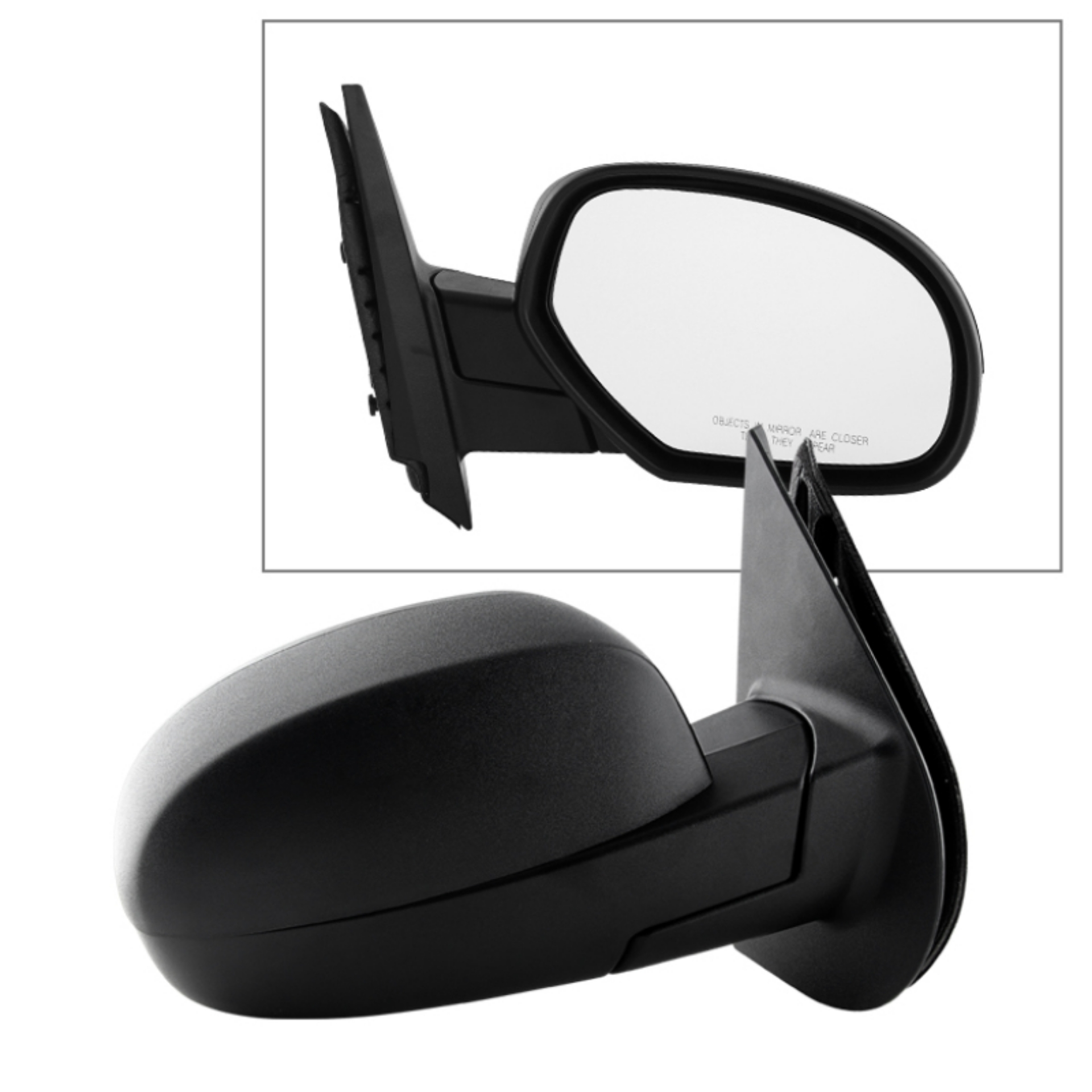 Picture of Xtune Chevy Silverado 08-13 OE Mirror Textured Power Heated Right MIR-08042-D51-P-R