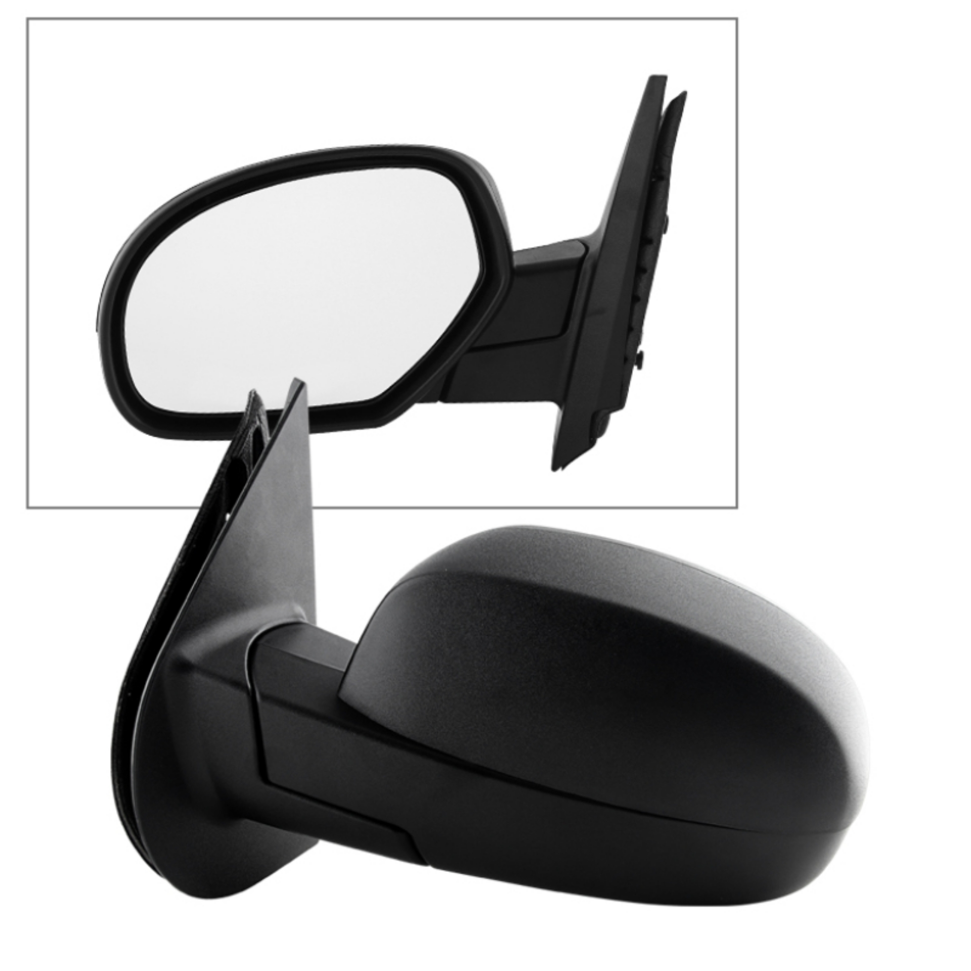 Picture of Xtune Chevy Silverado 08-13 OE Mirror Textured Power Heated Left MIR-08042-D52-P-L