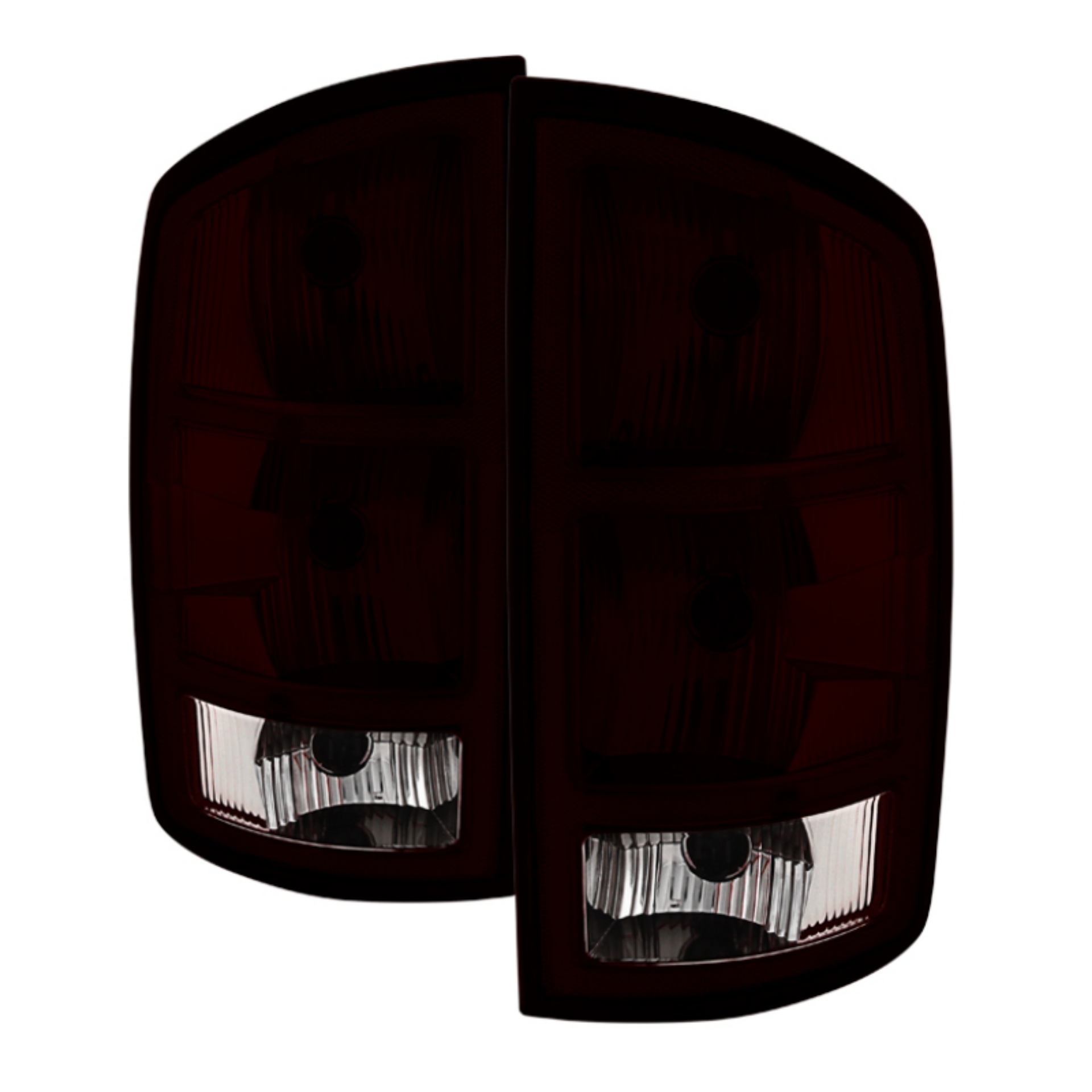 Picture of xTune Dodge Ram 1500 02-06 - Ram 2500 3500 03-06 OEM Style Tail Lights Red Smoked ALT-JH-DR02-OE-RSM