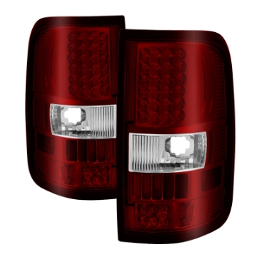 Picture of xTune Ford F150 Styleside 04-08 LED Tail Lights Red Clear ALT-ON-FF15004-LED-RC