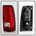 Picture of xTune Chevy Silverado 1500-2500-3500 03-06 LED Tail Lights Red Clear ALT-ON-CS03-LED-RC