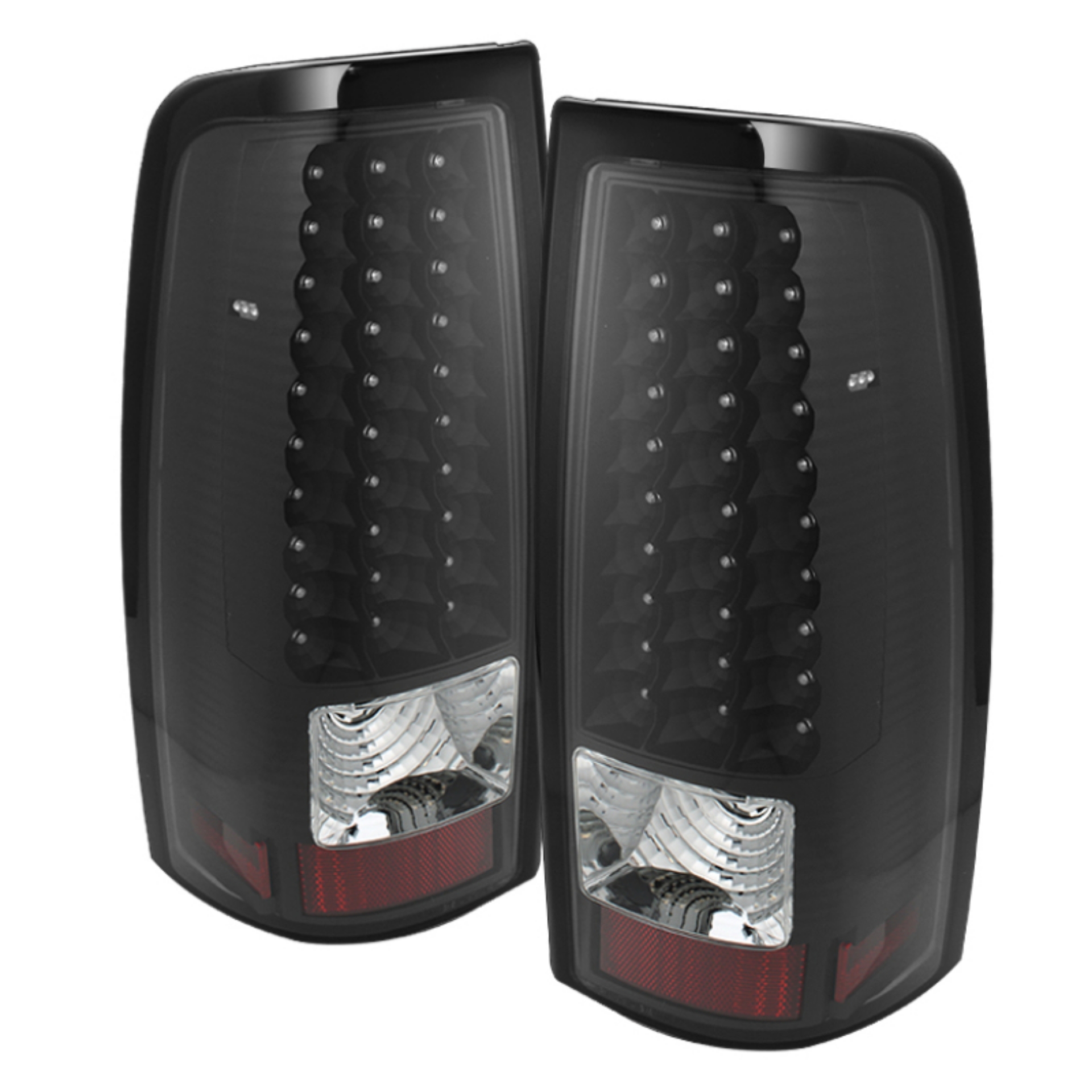 Picture of xTune 03-06 Silverado 1500-2500 Will Not Fit Stepside LED Tail Lights Black ALT-ON-CS03-LED-BK