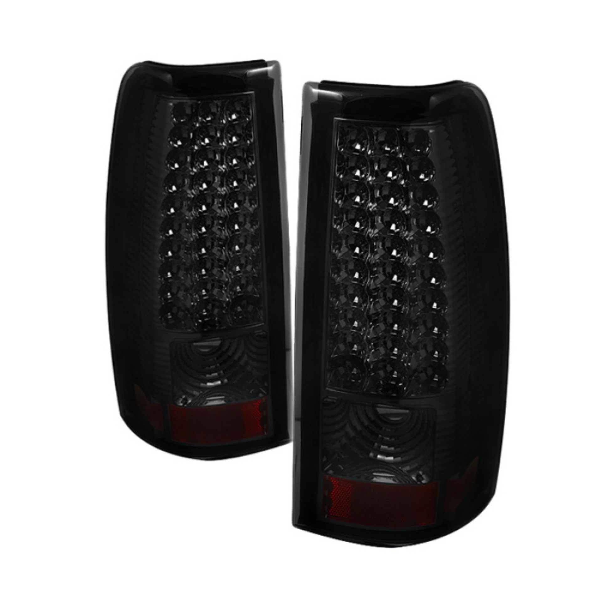 Picture of xTune Chevy Silverado 1500-25003500 03-06 LED Tail Lights Smoke ALT-ON-CS03-LED-SM