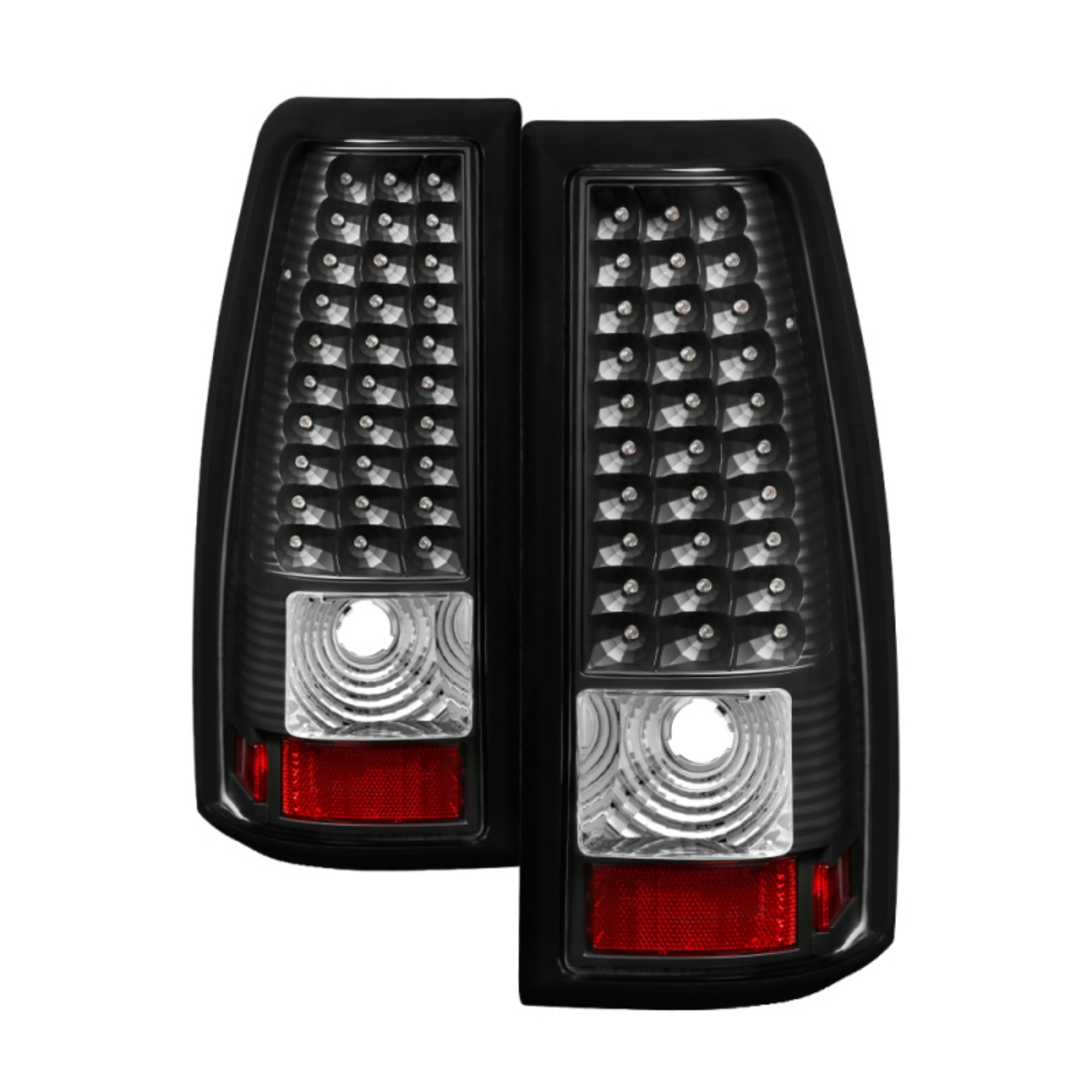 Picture of xTune Chevy Silverado 1500-2500-3500 99-02 LED Tail Lights Black ALT-ON-CS99-LED-BK