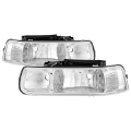 Picture of xTune Chevy Tahoe 00-06 Amber Crystal Headlights Chrome HD-JH-CSIL99-C