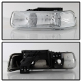 Picture of xTune Chevy Tahoe 00-06 Amber Crystal Headlights Chrome HD-JH-CSIL99-C
