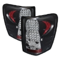 Picture of xTune Jeep Grand Cherokee 99-04 LED Tail Lights Black ALT-JH-JGC99-LED-BK