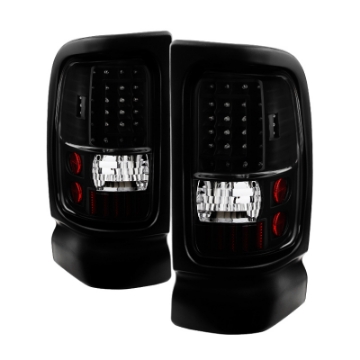 Picture of xTune Dodge Ram 1500 94-01 C-Shape LED Tail Lights Black ALT-ON-DRAM94-G2-LED-BK