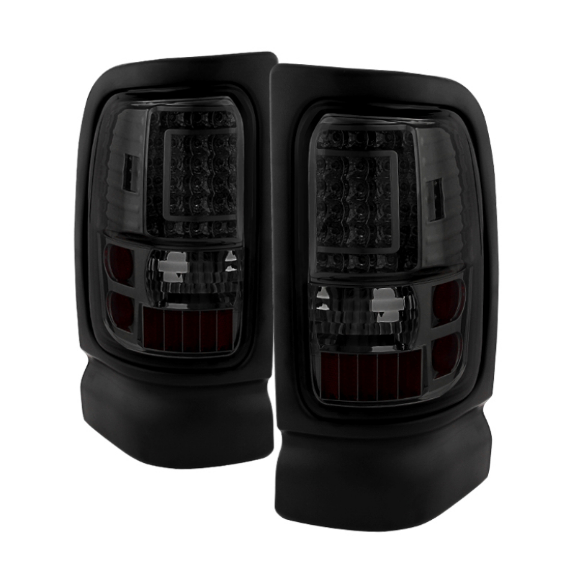 Picture of xTune Dodge Ram 1500 94-01 C-Shape LED Tail Lights Smoke ALT-ON-DRAM94-G2-LED-SM