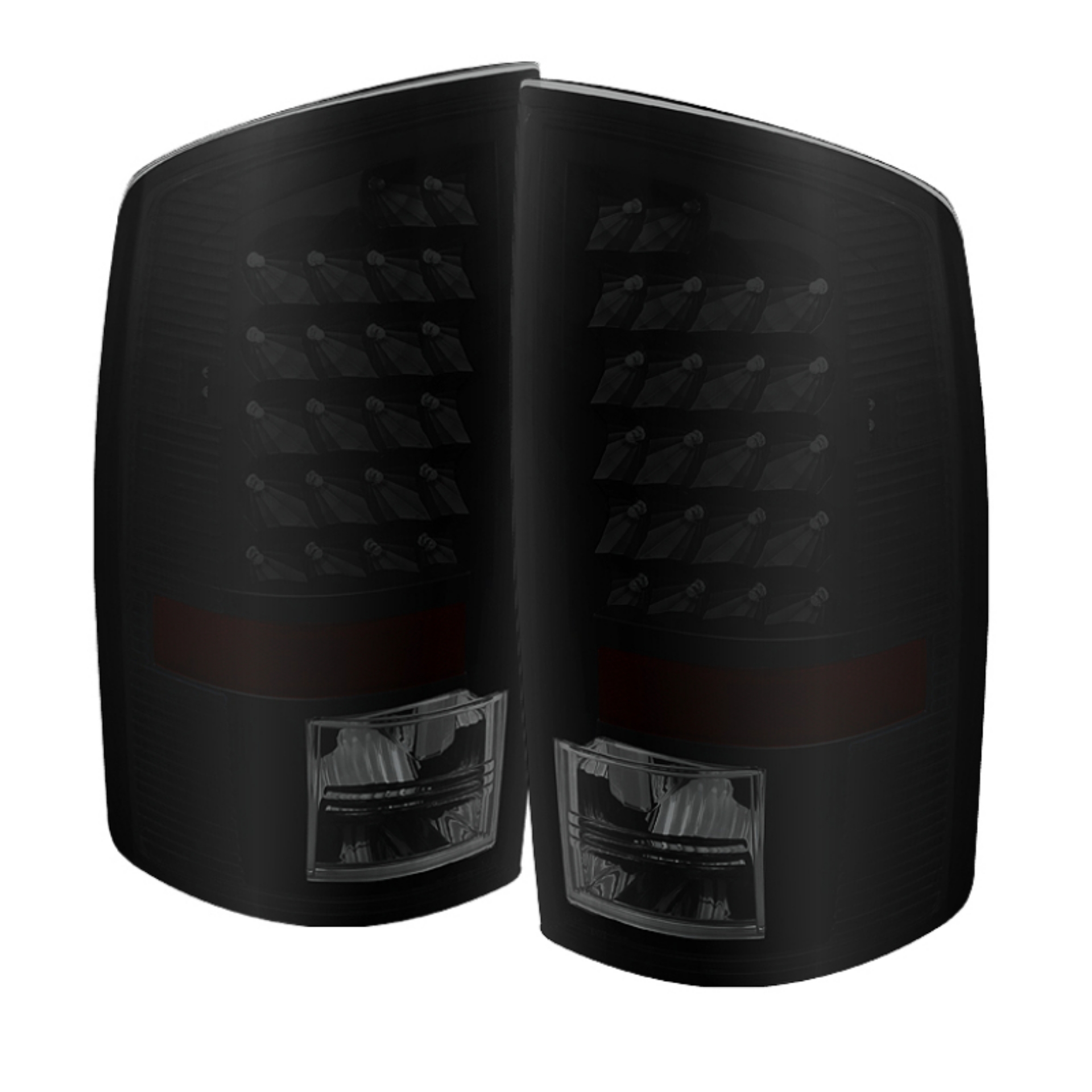 Picture of xTune Dodge Ram 02-06 1500 - Ram 2500-3500 03-06 LED Tail Light Black Smoke ALT-JH-DR02-LED-BKSM