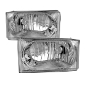 Picture of xTune Ford F250 F350 F450 Superduty Excursion 99-04 OEM Style Headlights Chrome HD-JH-FF25099-OE-C