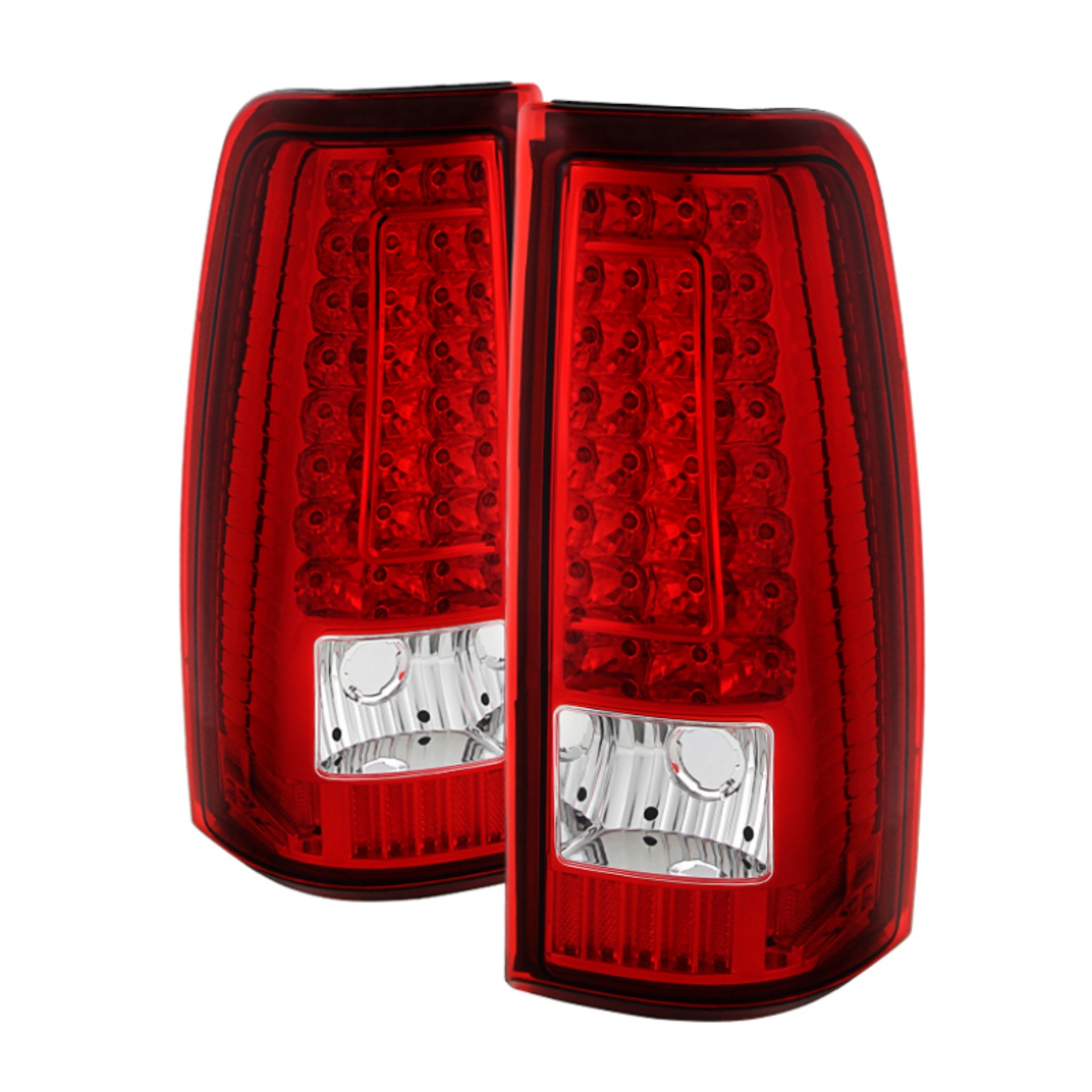 Picture of xTune Chevy Silverado 1500-2500-3500 99-02 Version 2 LED Tail Lights Red Clear ALT-ON-CS99-G2-LED-RC