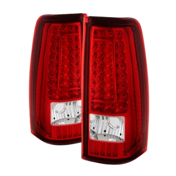 Picture of xTune Chevy Silverado 1500-2500-3500 99-02 Version 2 LED Tail Lights Red Clear ALT-ON-CS99-G2-LED-RC