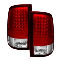 Picture of xTune Dodge Ram 1500 09-14 LED Tail Lights Incandescent Model Only Red Clear ALT-JH-DR09-LED-RC